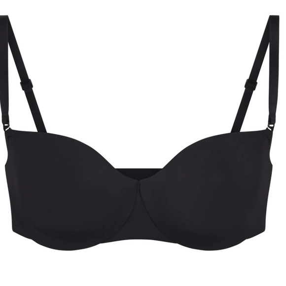 Skims 34D SMOOTHING INTIMATES SMOOTHING STRAPLESS BRA Black Onyx  NWT - Picture 5 of 7